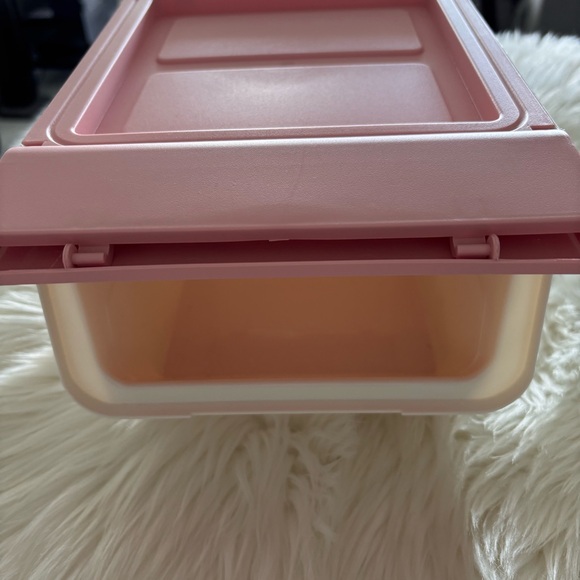 Pink Stackable Storage Box - Home Organization GUC - Picture 4 of 6